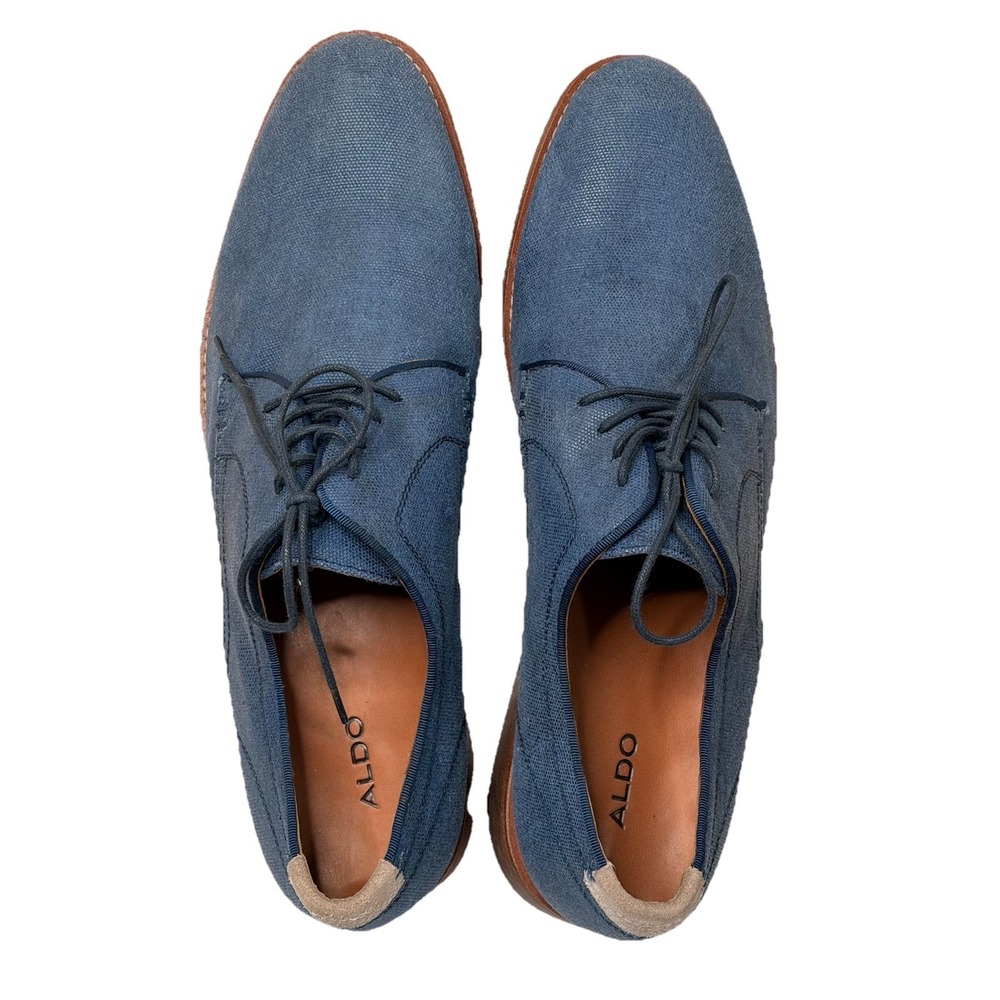 Aldo Navy Derby Oxfords Dress Mens Shoes Size 13